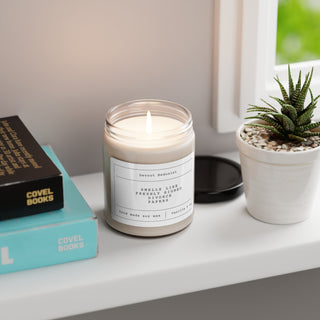 Smells like freshly signed divorce papers - candle