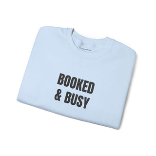 Booked & Busy - embroidered