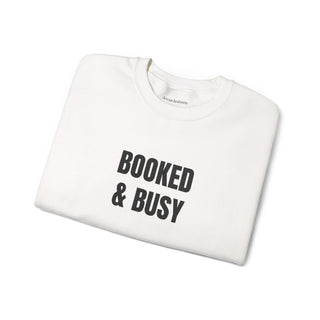 Booked & Busy - embroidered
