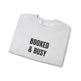 Booked & Busy - embroidered