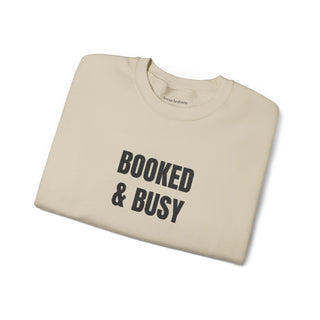Booked & Busy - embroidered