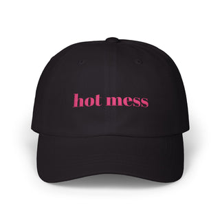 Hot Mess Embroidered baseball hat