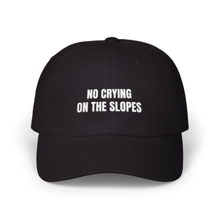 No Crying on the Slopes Embroidered Baseball Hat