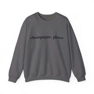 Champagne, please (black type)