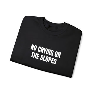 No Crying on the Slopes Embroidered