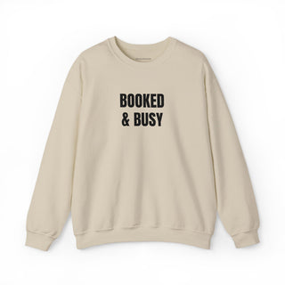 Booked & Busy - embroidered