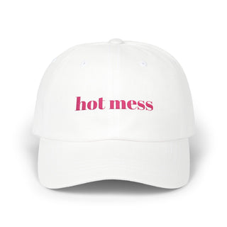 Hot Mess Embroidered baseball hat
