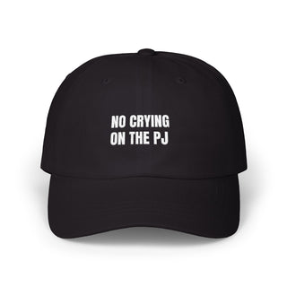 No Crying On The PJ Embroidered Baseball Hat