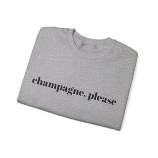 Champagne, please (black type)