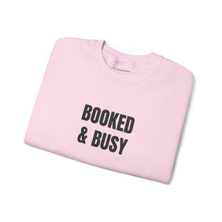 Booked & Busy - embroidered