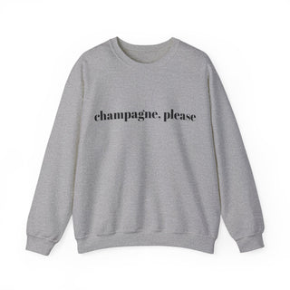 Champagne, please (black type)