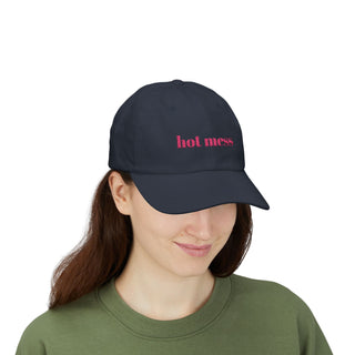Hot Mess Embroidered baseball hat