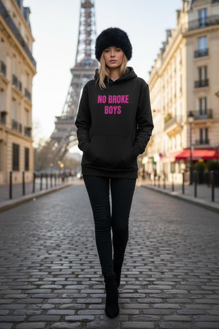 No Broke Boys Hoodie